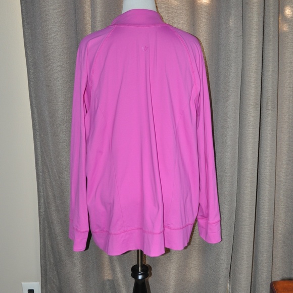 Lane Bryant Active Wear Purple/Orange Jacket - Picture 4 of 7